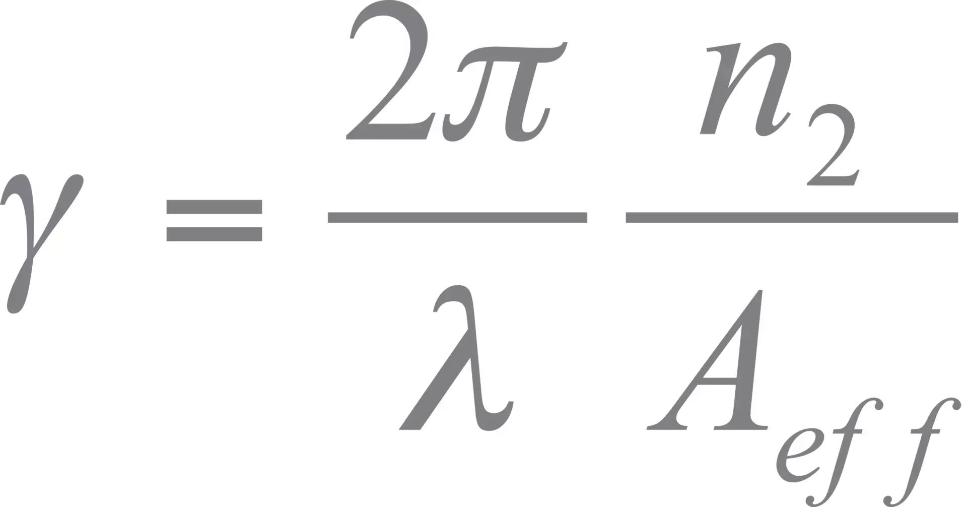 Nonlinear Parameter