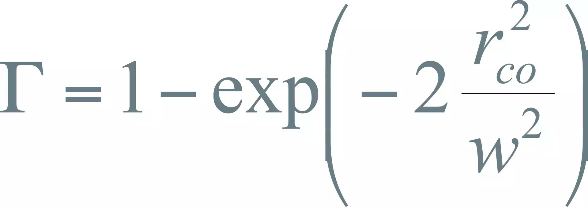 Overlap Integral Factor